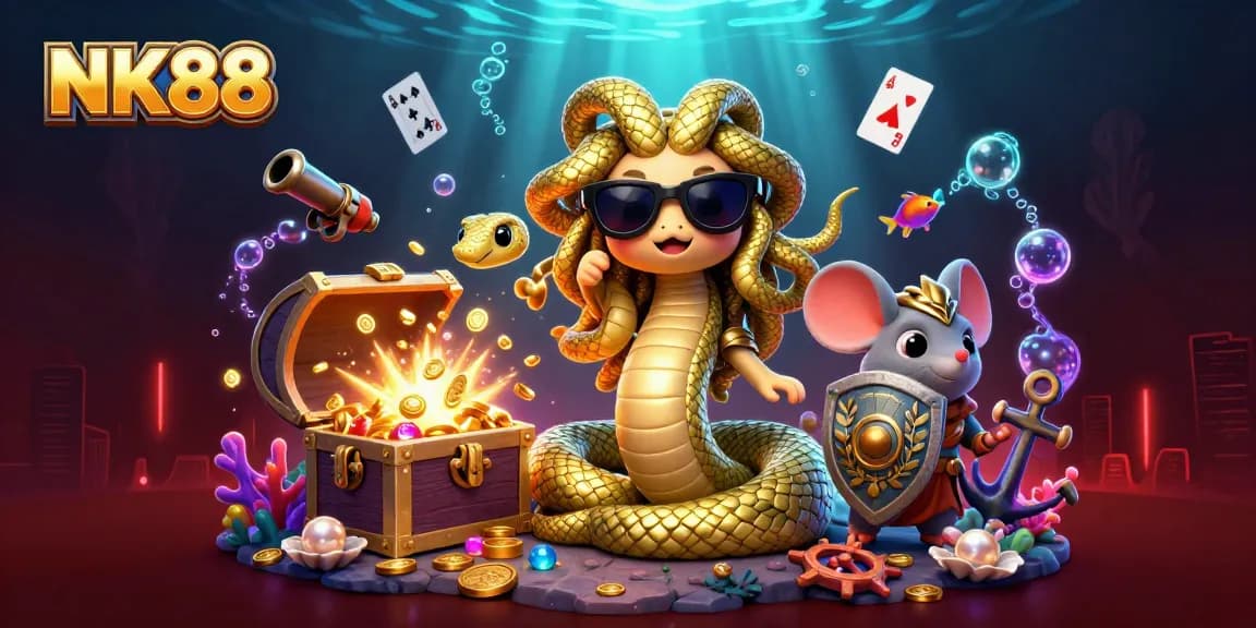 Join the excitement at NK88 with vibrant underwater casino games and rich treasures.