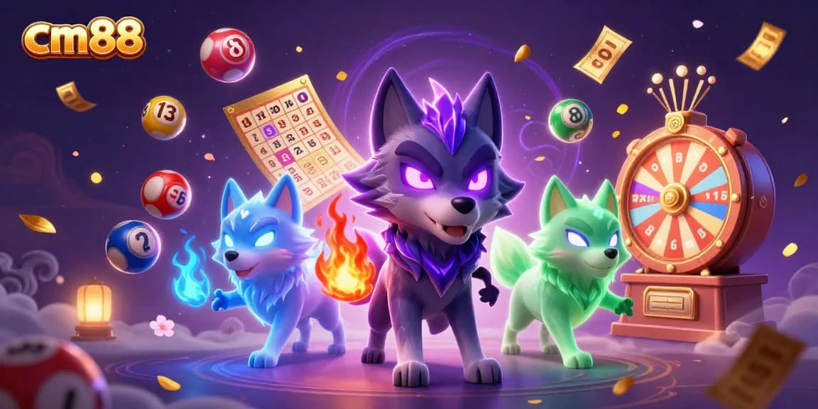 Engage in thrilling gaming adventures with cm88's vibrant lottery and gaming elements.