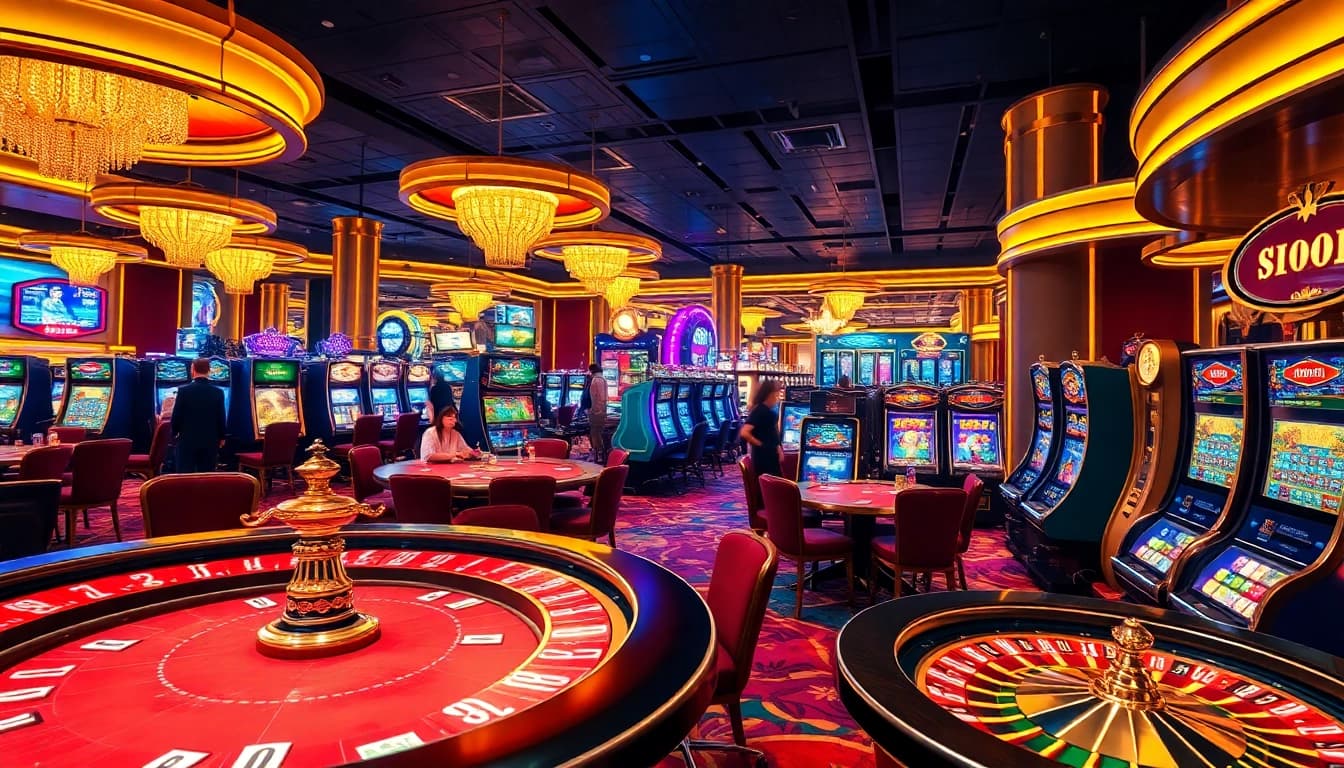 Experience the thrill at TG 88 casino with vibrant gaming tables and luxurious slot machines.