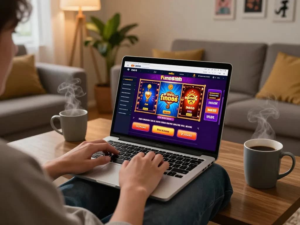 Engaging with fun88s online platform at home for an exciting gaming experience
