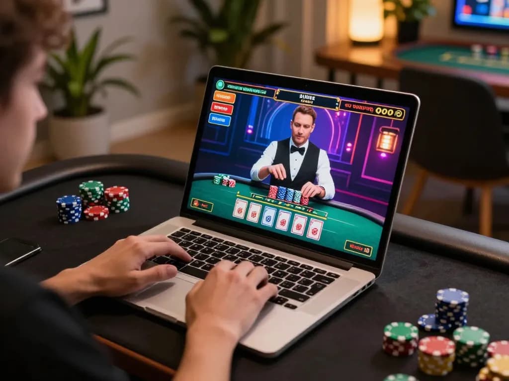 Engaging gameplay at 789betss online casino with vivid dealer action and player interaction.