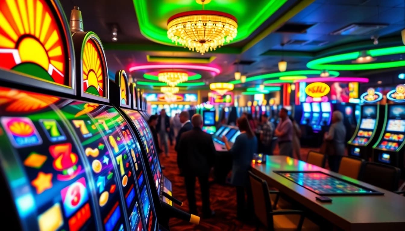 Experience the thrill at the best online casinos Ontario with vibrant slot machines.