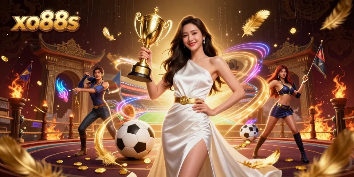 Experience the excitement of winnings with xo88s sports betting, capturing a triumphant moment with energy and elegance.