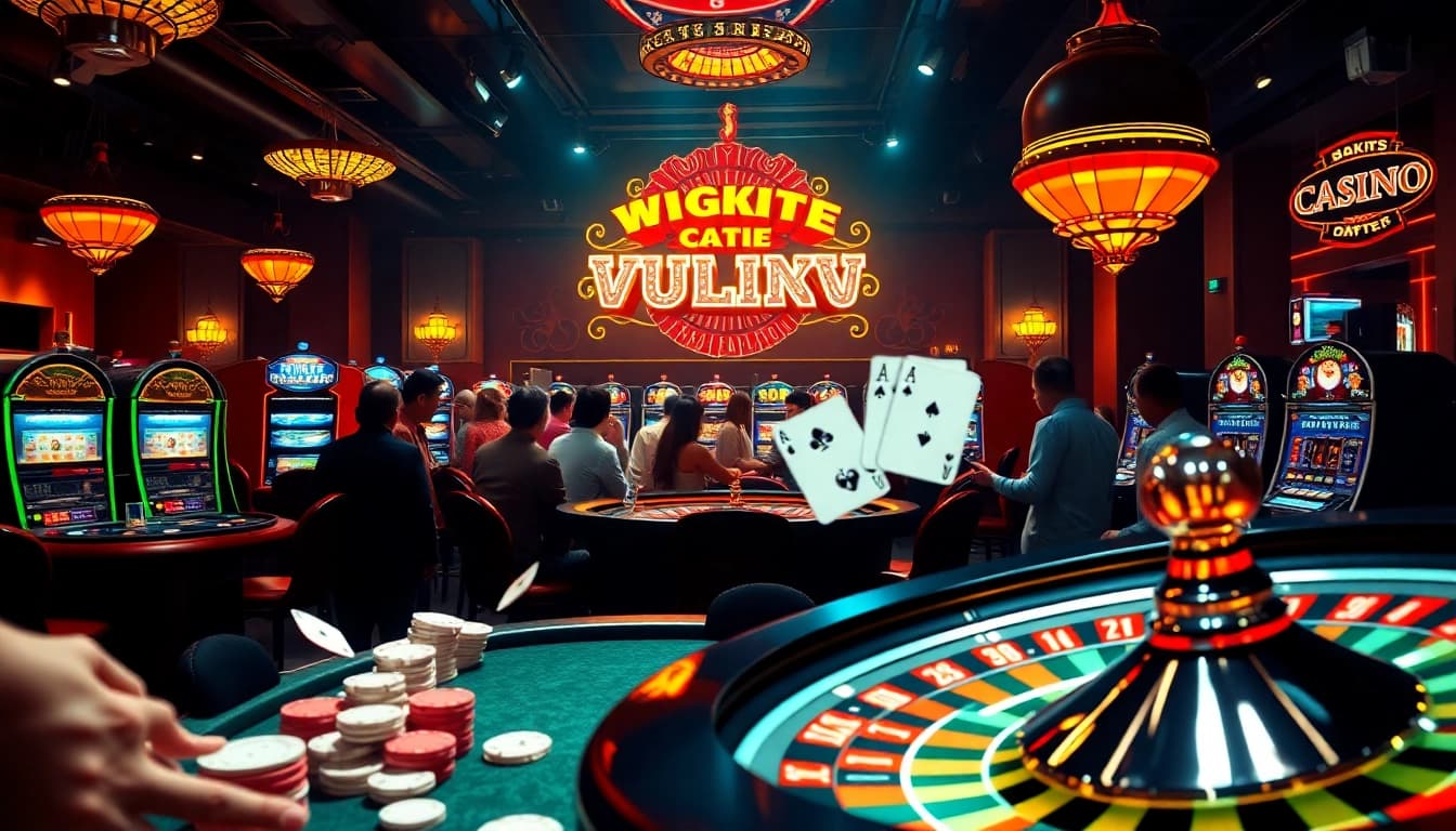 Experience the thrill of the casino with dynamic gameplay at https://vu88.tech/, featuring poker chips and roulette action.