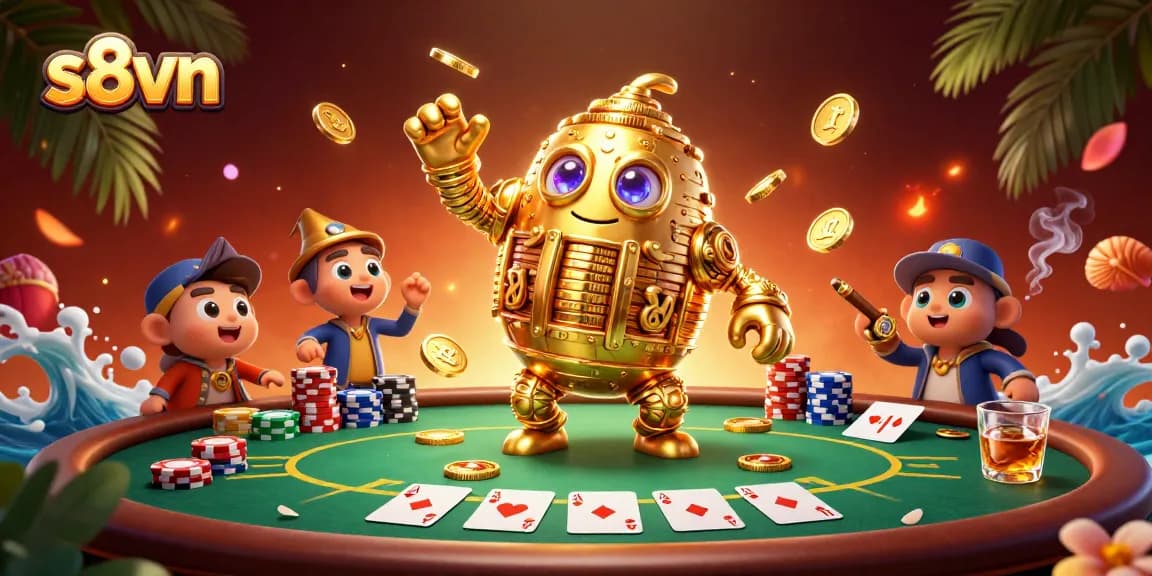 Play at s8vn and win with a captivating poker scene featuring rich visuals and engaging gameplay.
