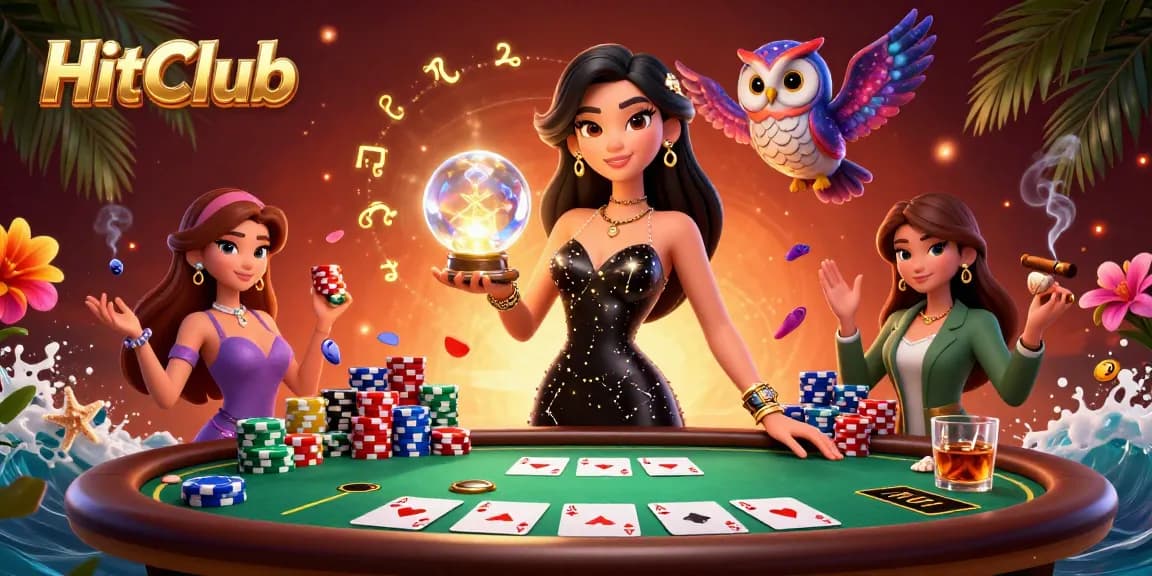 Experience the magic of HitClub with stunning visuals of a glamorous casino scene.
