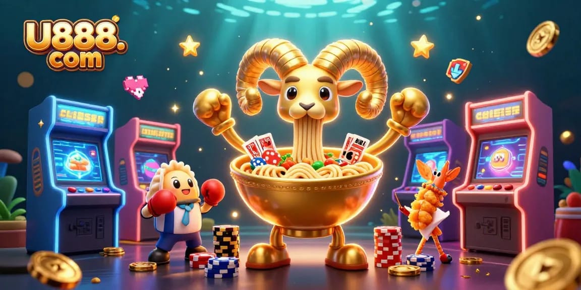 Engage in dynamic gaming fun at U888. com with a colorful 3D casino vibe filled with excitement.