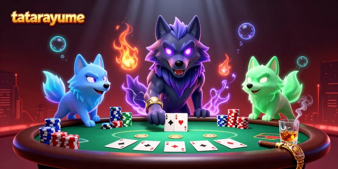 Engage in thrilling poker action at tatarayume's ultra-detailed virtual casino experience!