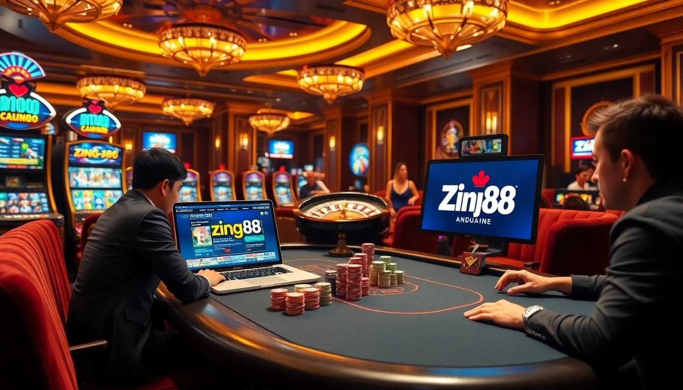 Engage with the thrilling tables of https://zing88.design/ amidst a luxurious casino atmosphere.