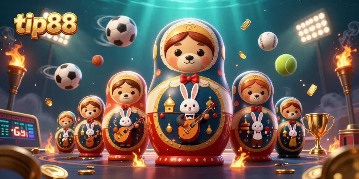 Engage in thrilling gameplay at tip88 with dynamic casino elements and vibrant characters.