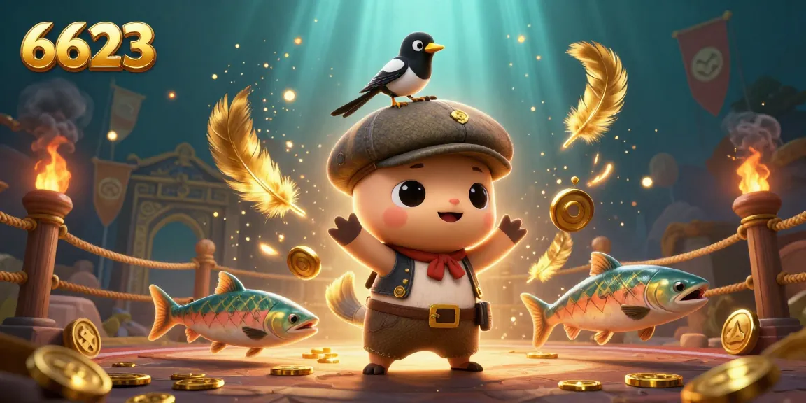 Engage with 6623 excitement in this vibrant illustration capturing a charming casino adventure.