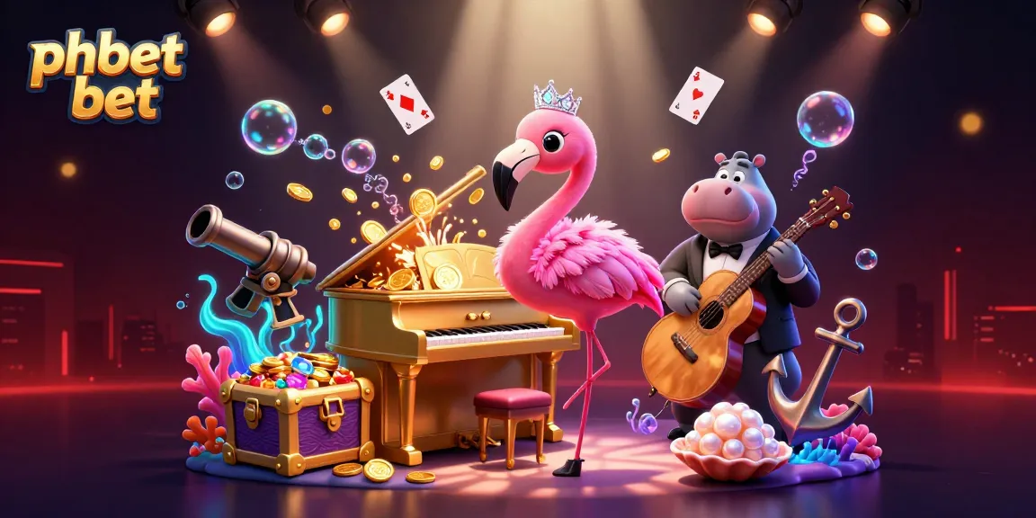 Experience the excitement of phbet bet with a lively casino scene featuring animated characters and colorful game elements.