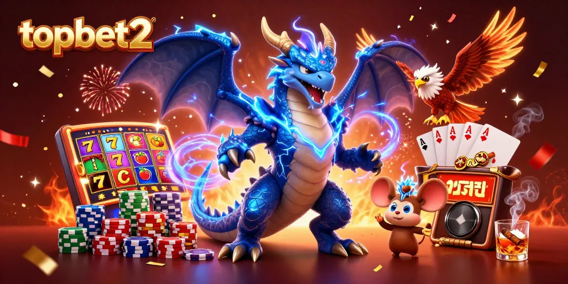 Engage in thrilling gameplay at topbet2 with vibrant slot reels and dynamic characters.
