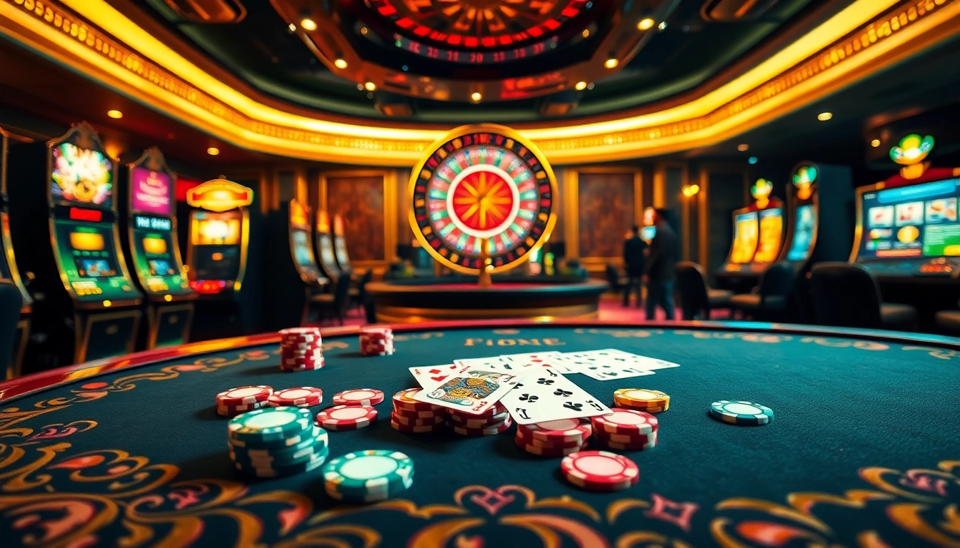 Play thrilling casino games at https://kuwincom.net/ surrounded by luxurious décor.