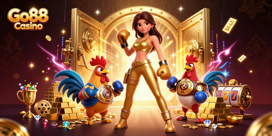 Experience the thrilling Go88 Casino dynamic with jackpots, gleaming treasures, and game excitement!