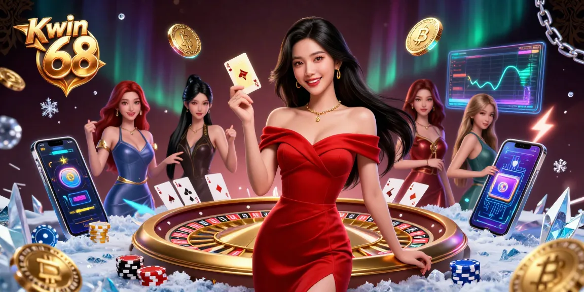 Engage in stunning gameplay at Kwin 68 with dazzling visuals and exciting card games.