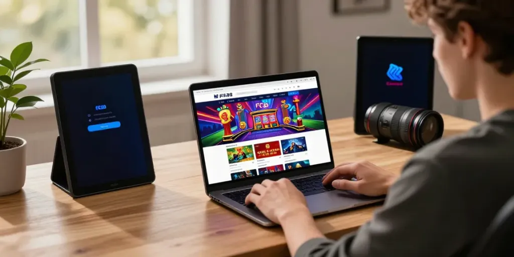 Exciting online betting scene showcasing FC88 gaming platform interface and user engagement.