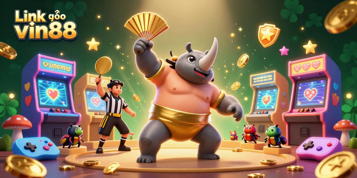 Experience the excitement at Link vào vin88 with colorful game elements and vibrant casino atmosphere.