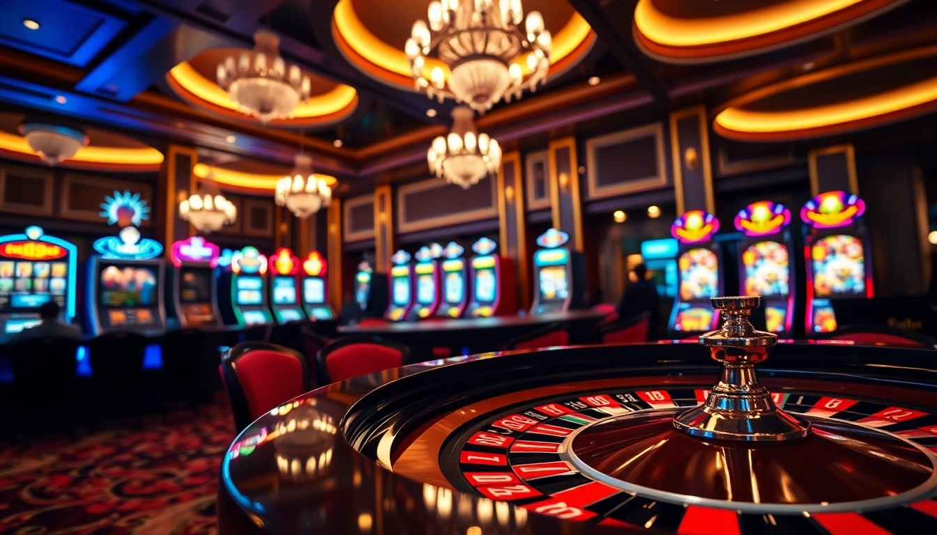 Engaging in high-stakes gambling at ok365's luxurious casino environment.