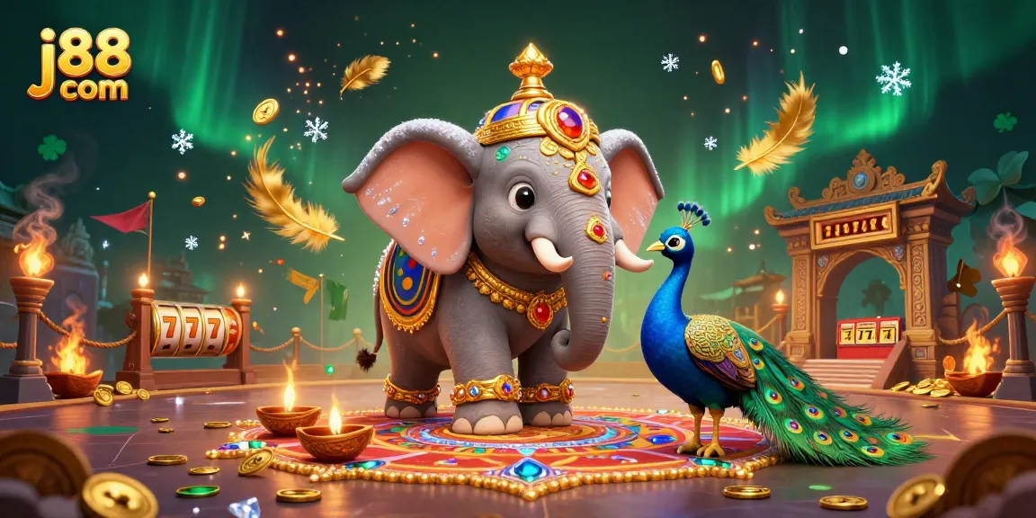 Experience exciting gaming at j88 com with vibrant characters and dynamic gambling elements.