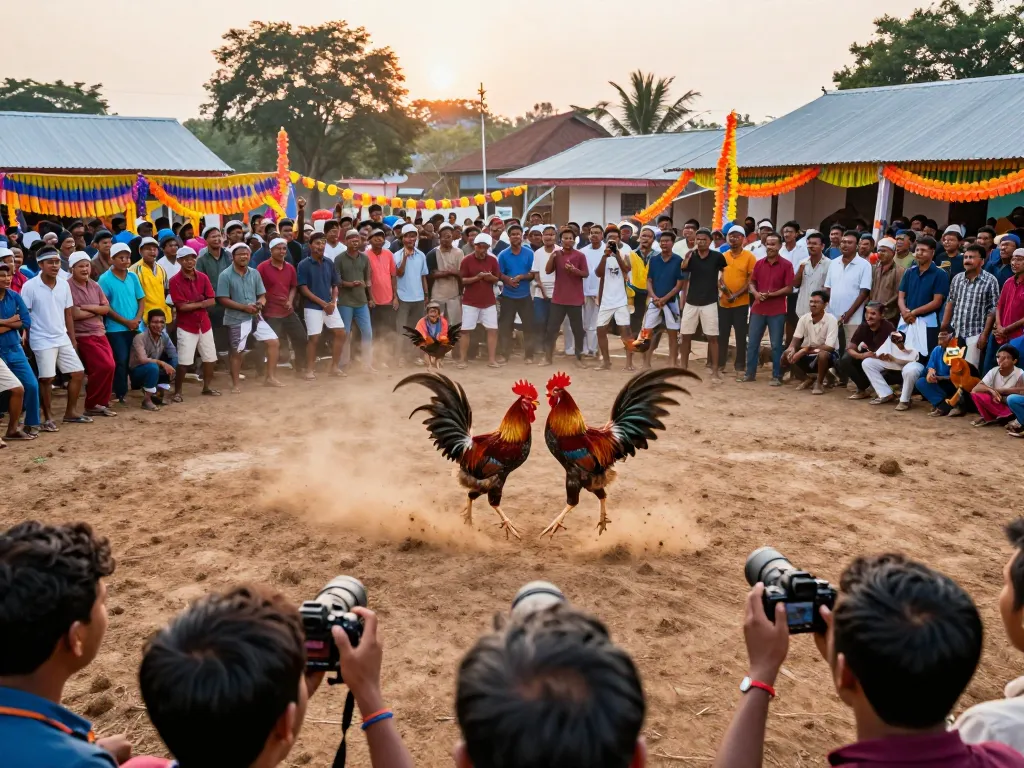 View the excitement of đá gà thomo as roosters clash in an electrifying match at the traditional venue.