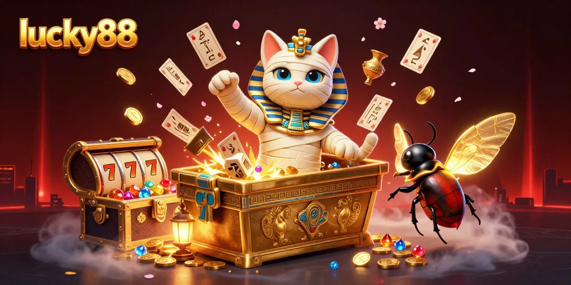 Experience fun and excitement at lucky88 with vibrant, detailed 3D casino scenes featuring unique game elements.