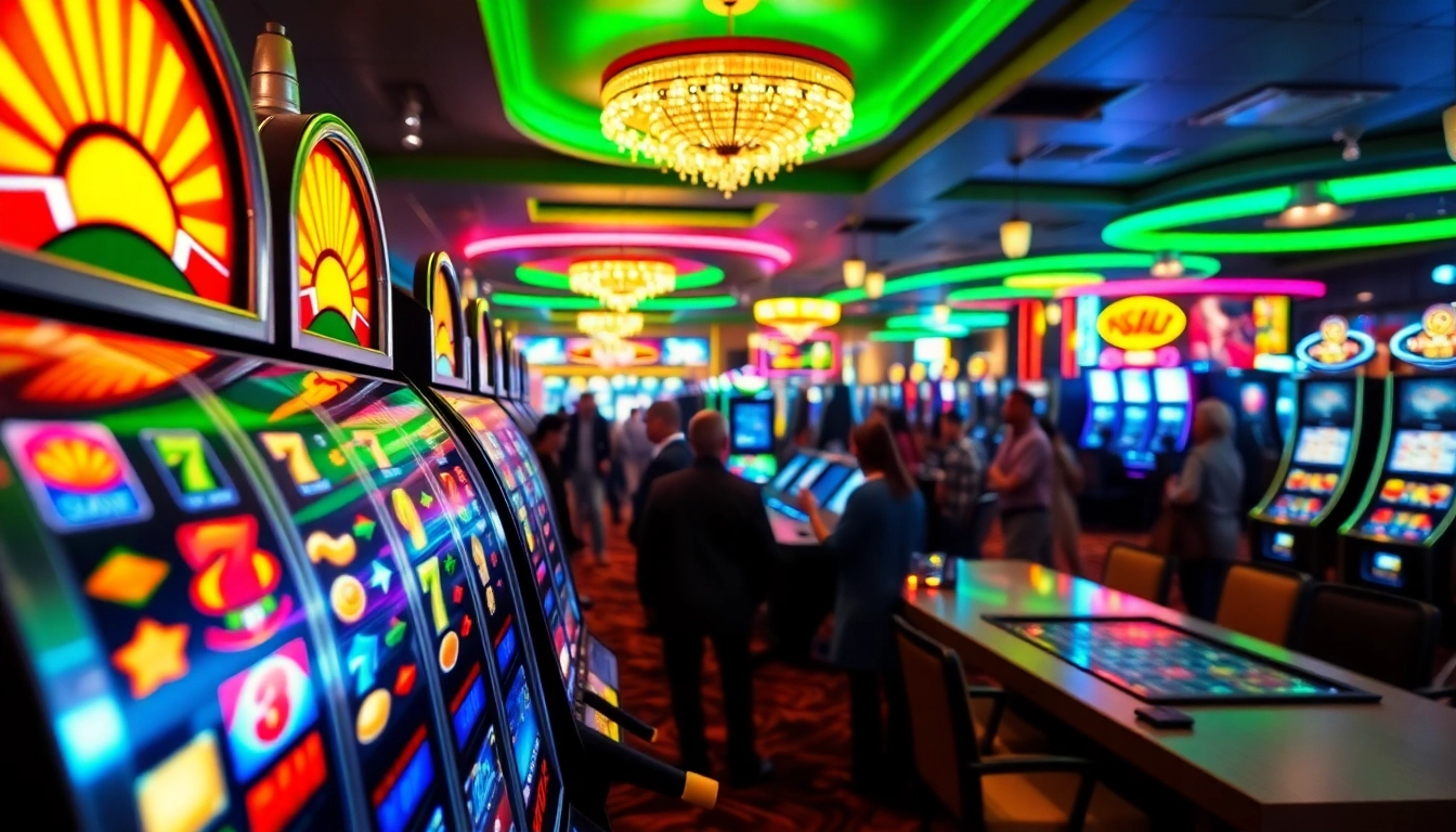 Experience the thrill at the best online casinos Ontario with vibrant slot machines.
