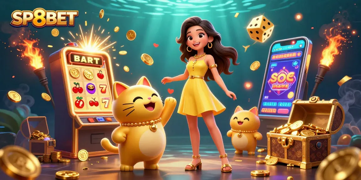 Engage with SP8BET for an exhilarating gaming experience featuring jackpots, slots, and lucky mascots.
