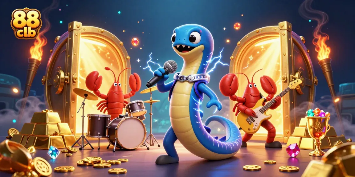 Experience vibrant underwater action at 88 clb casino, with an electric eel DJ and treasure galore.