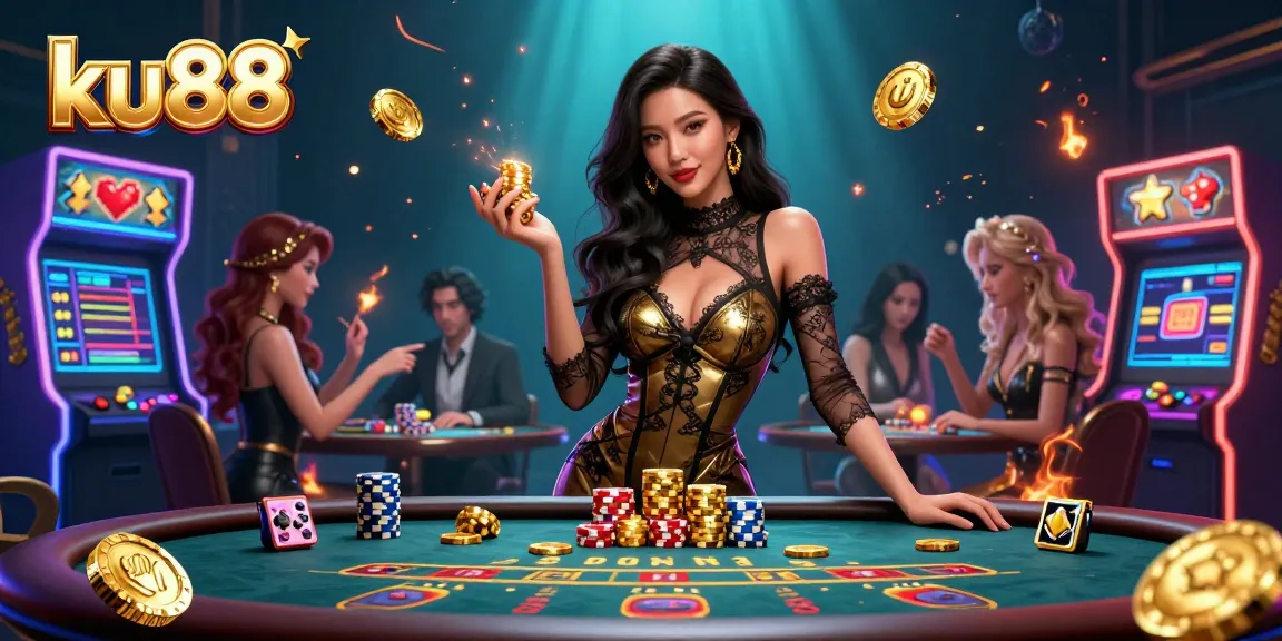 Join the exciting bets at ku88 with glamorous casino experiences at a VIP baccarat table.