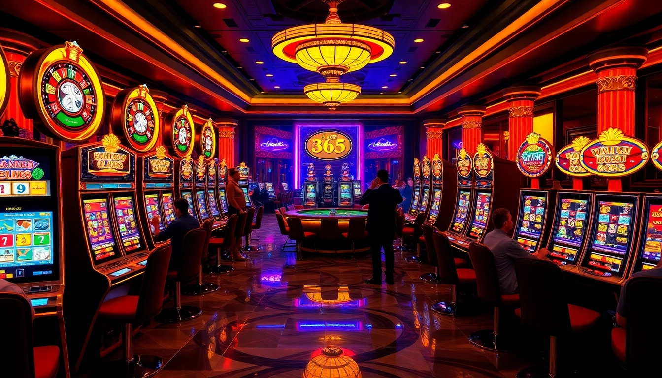 Enjoy dynamic gameplay at slot 365 with vibrant, high-stakes casino atmosphere.