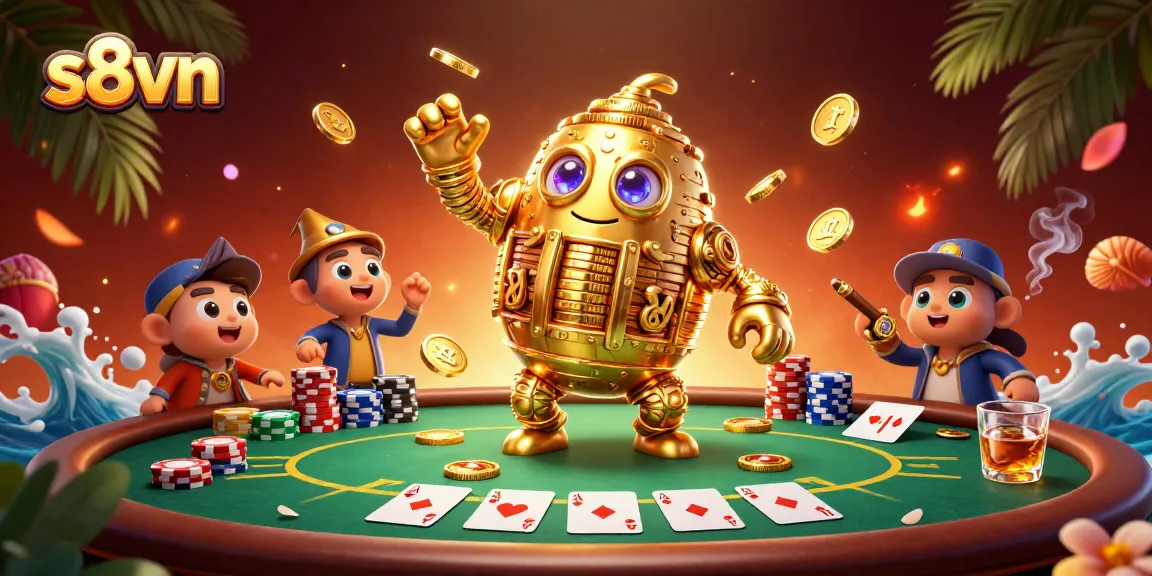 Play at s8vn and win with a captivating poker scene featuring rich visuals and engaging gameplay.