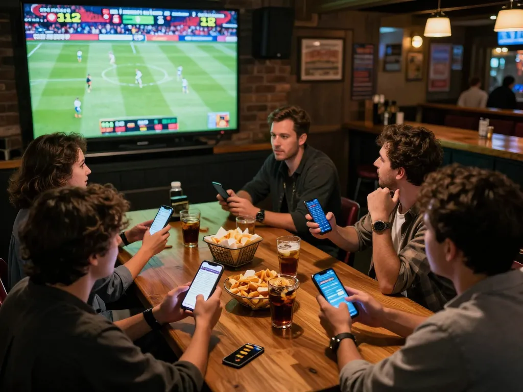 Kèo nhà cái hôm nay highlights the energy of sports betting at home with friends