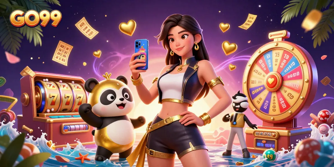 Engage with GO99's vibrant casino scene showcasing slots and jackpots for thrilling gameplay.