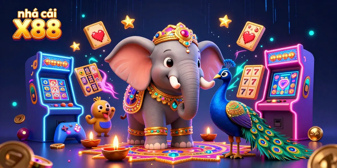 Play exciting games at nhà cái X88 with vibrant 3D casino atmosphere, enjoy slots and dynamic gaming.