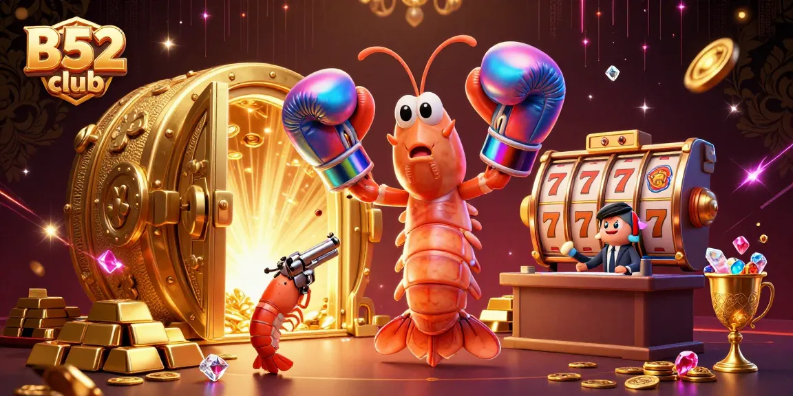 Engage in thrilling action with B52 club featuring vibrant casino treasures and animated sea creatures.